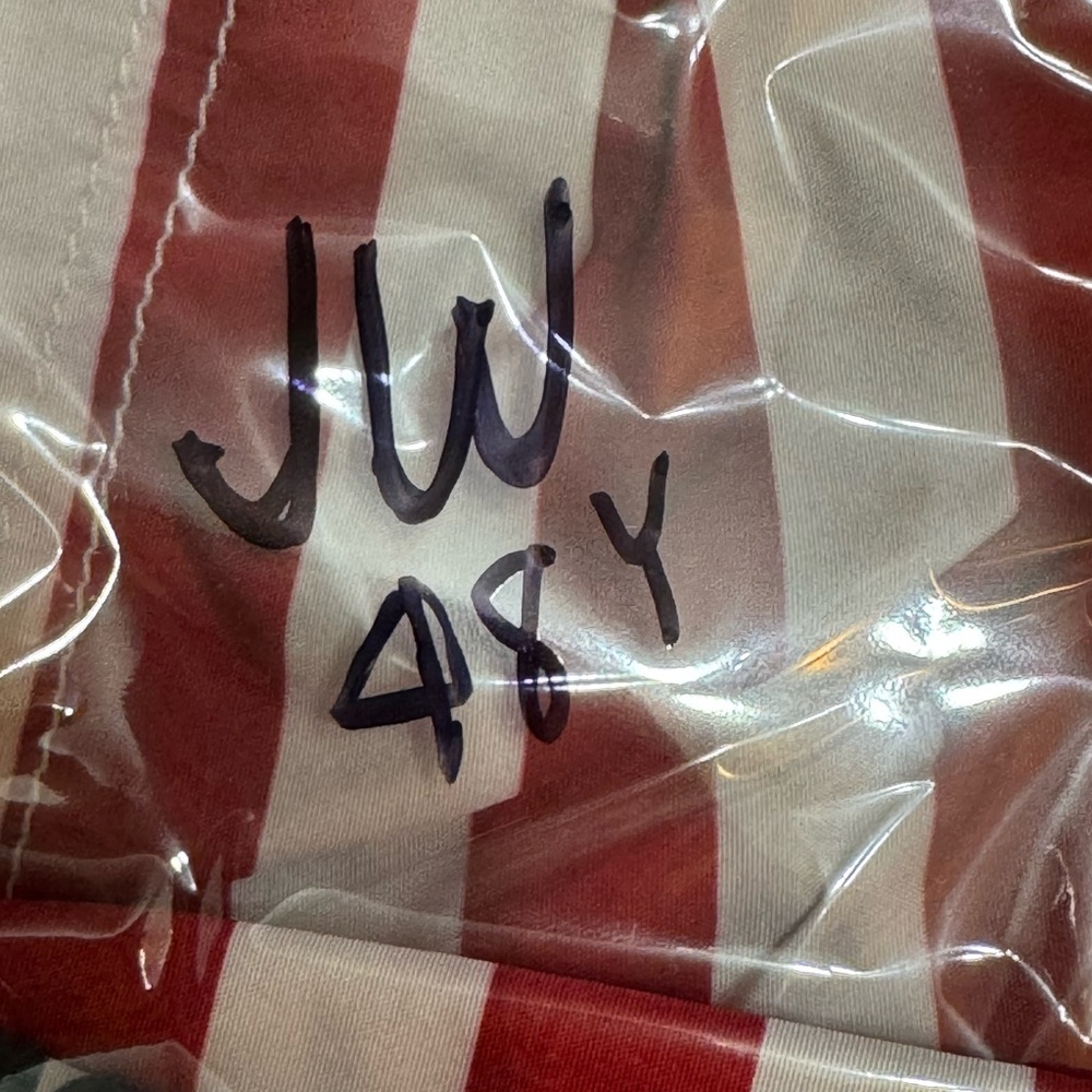 🌼4/$25🌼 Baby 12-18 month Old Navy Red and White Patriotic Swim Trunks - Picture 4 of 4